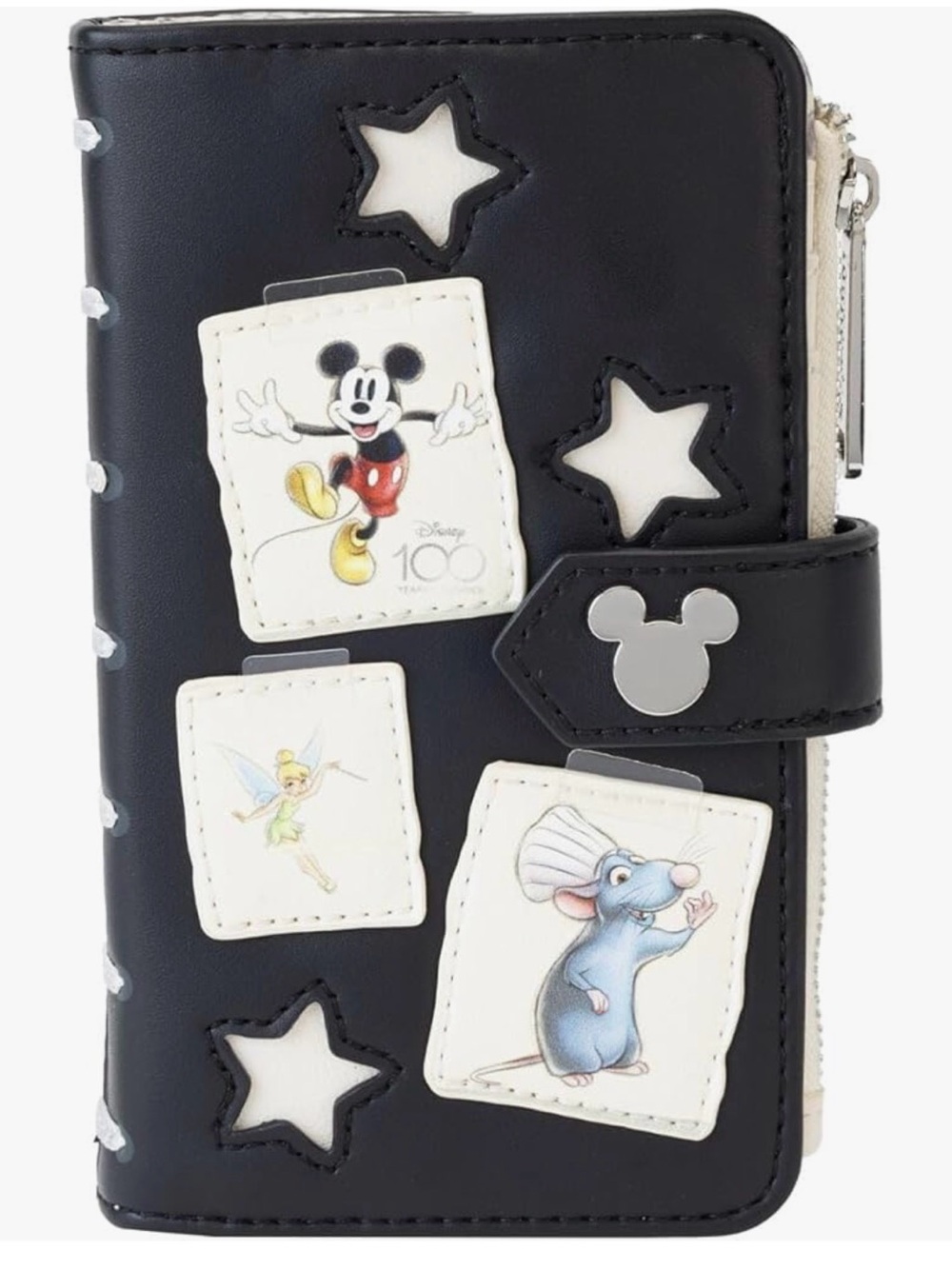 Loungefly Disney 100 Mickey Mouse Sketchbook Set- backpack, wallet and ears - Picture 13 of 16